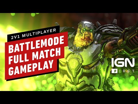 DOOM Eternal: 12 Minutes of Battlemode 2v1 Multiplayer Gameplay - IGN First