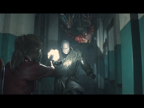 Resident Evil 2: Claire Gameplay - Unstoppable Tyrant