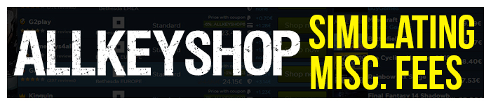 AllKeyShop: Simulating Fees