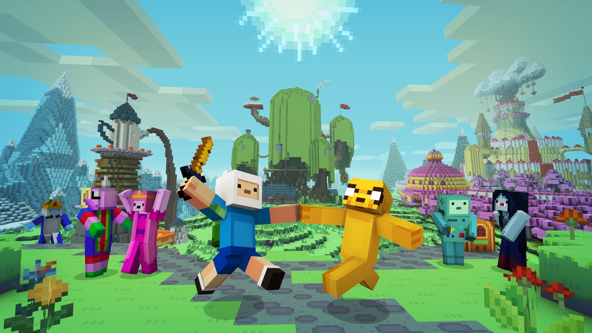 Minecraft Adventure Time Skin Pack